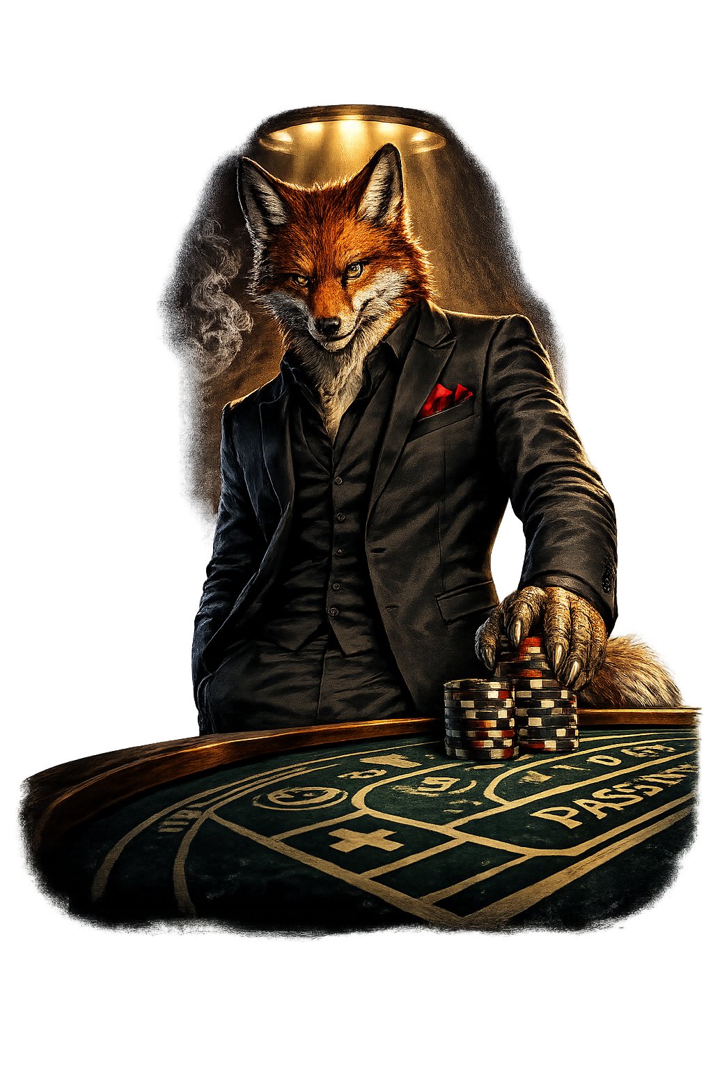 CAE Fox β high-roller mascot